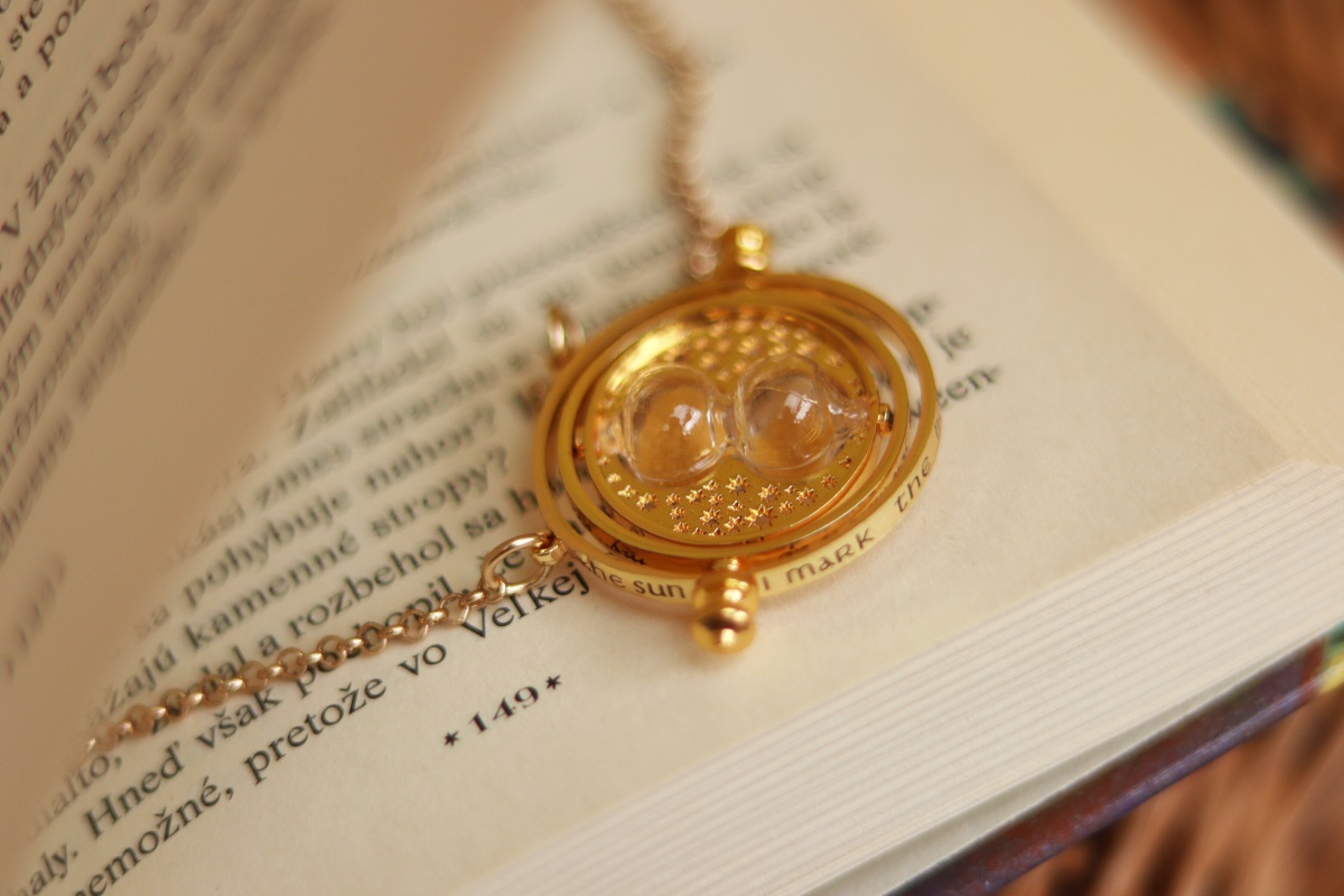 Halskette Harry Potter Sich drehender Zeitumkehrer | Dedoles